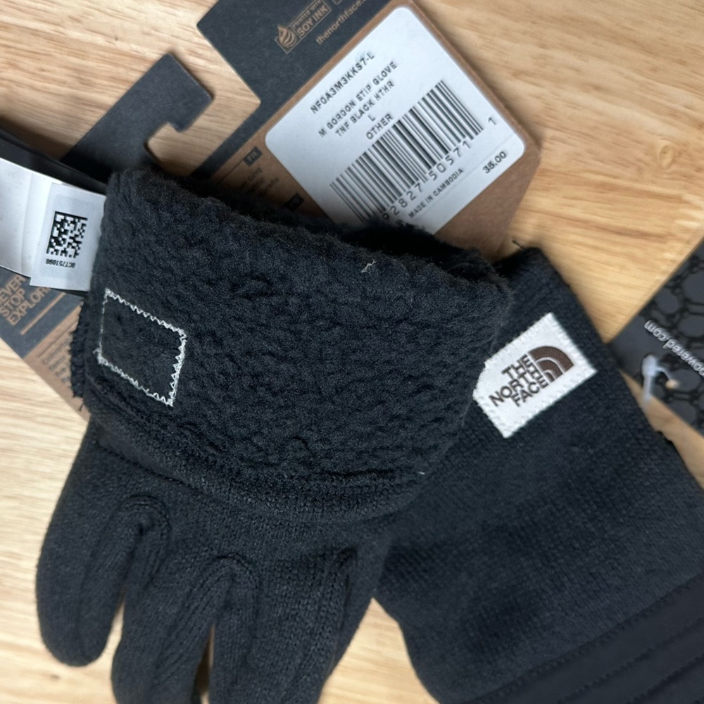 The North Face Men's Gordon Etip Gloves-Black - Picture 3 of 12
